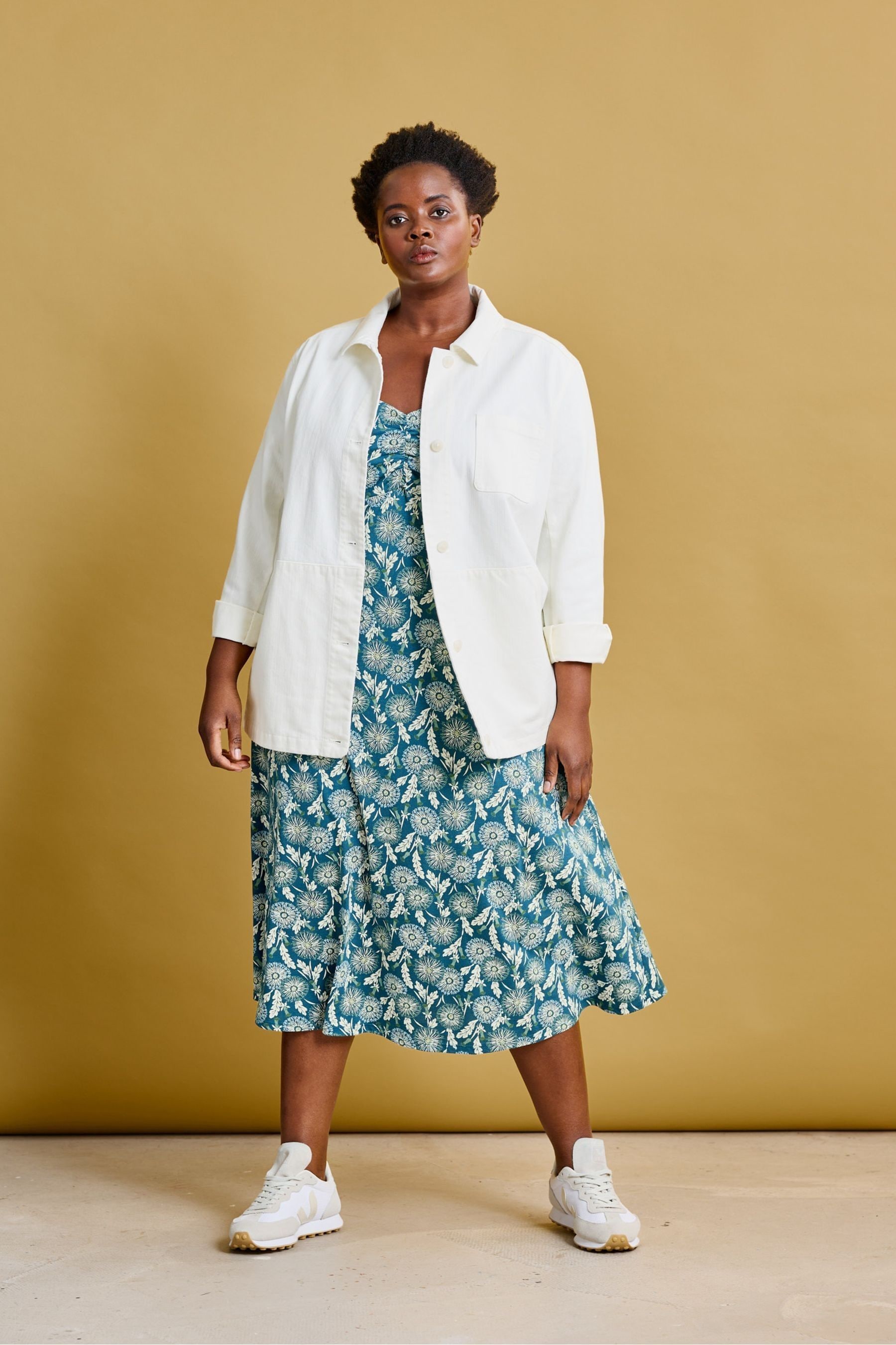 Buy Seasalt Cornwall Blue Three Quarter Sleeve Secret Cove Dress