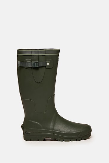 Joules Eckland Green Adjustable Neoprene Lined Tall Wellies