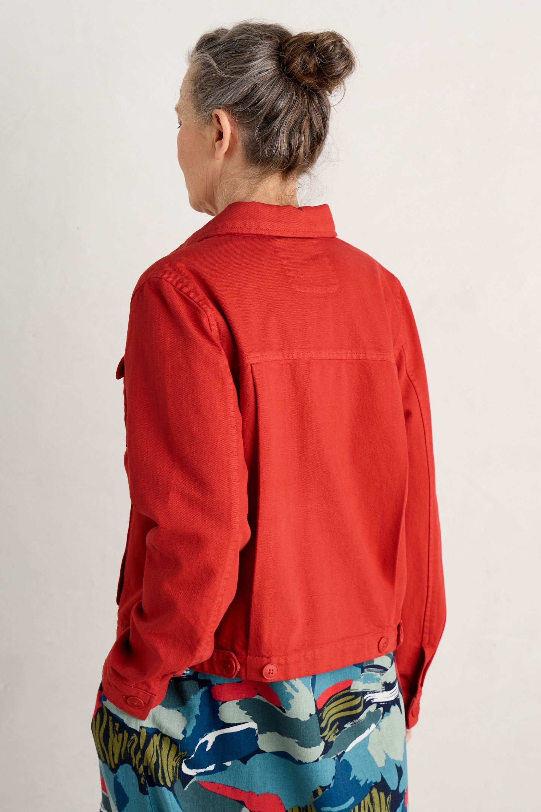 Buy Seasalt Cornwall Red Ballad Denim Jacket from Next Luxembourg