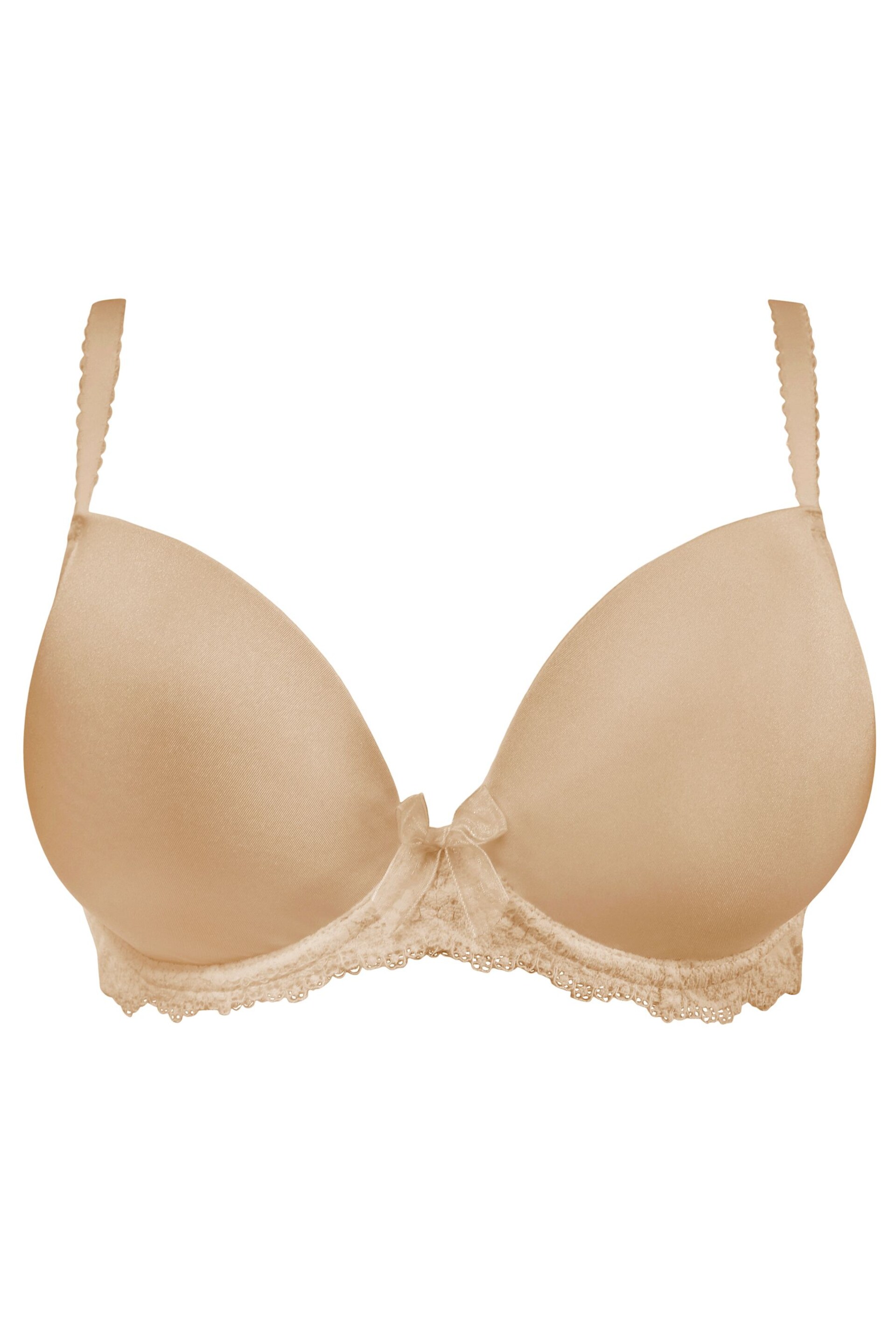 Pour Moi Natural Padded Flora Plunge Push Up T-Shirt Bra - Image 4 of 5