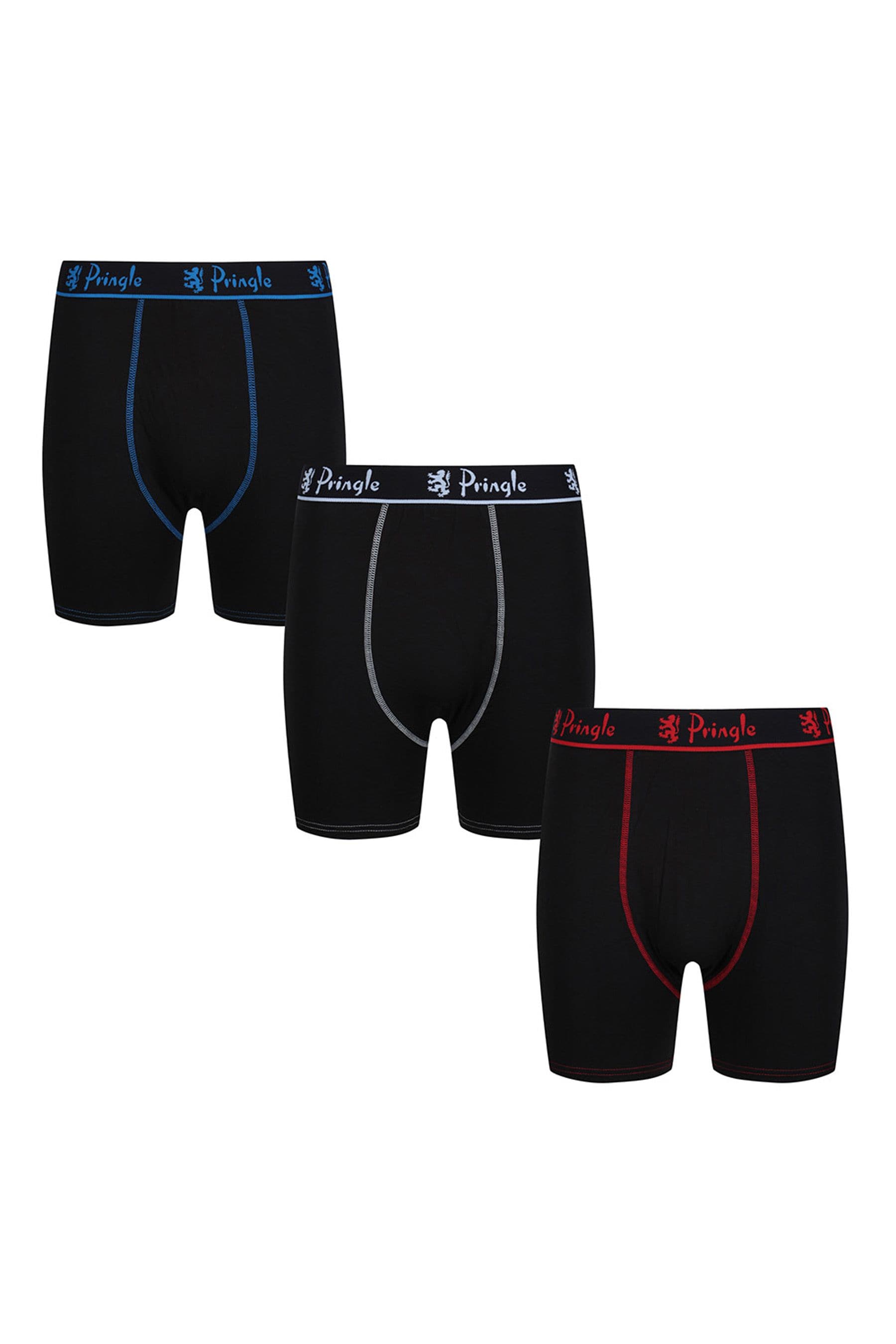 Buy Pringle Black Bamboo Trunks 3 Pack from the Next UK online shop