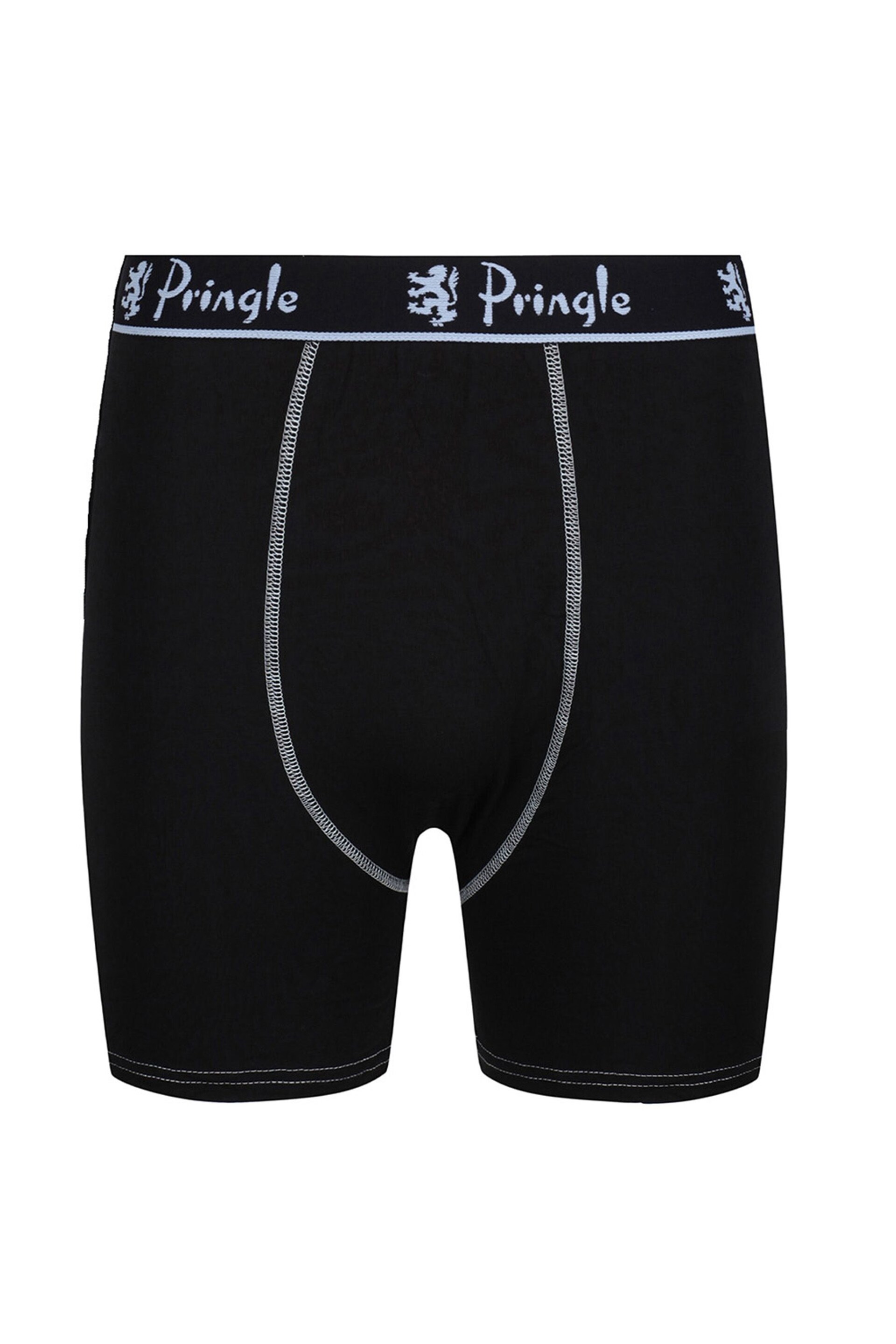 Pringle Black Bamboo Trunks 3 Pack - Image 2 of 7