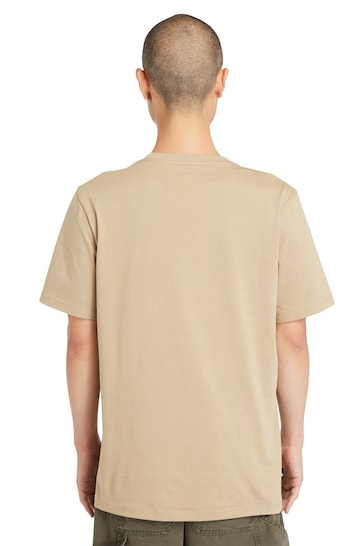 Timberland Nude Kennebec River Linear Logo Short Sleeve T-Shirt