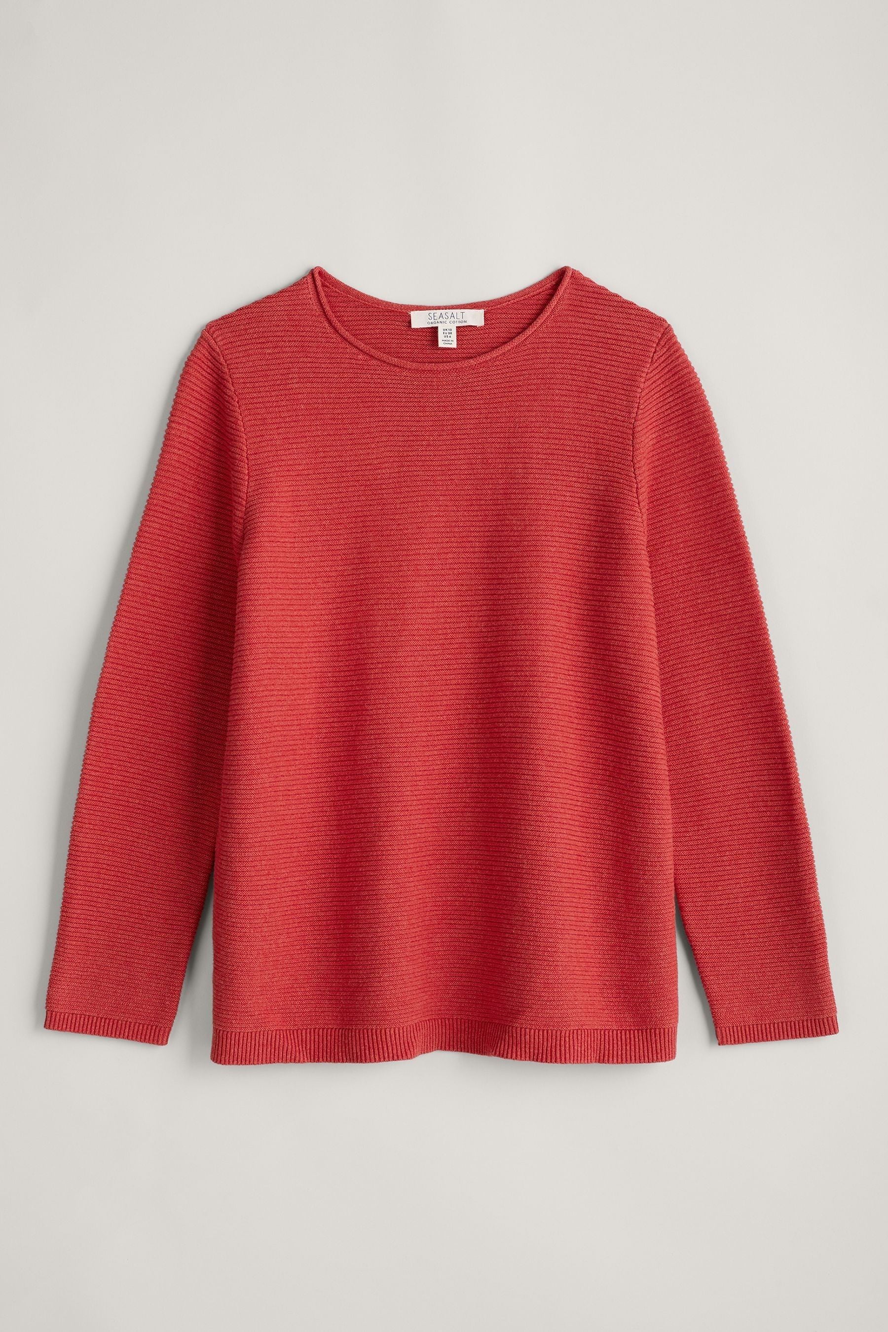 Buy Seasalt Cornwall Red Makers Cotton Jumper from Next Luxembourg