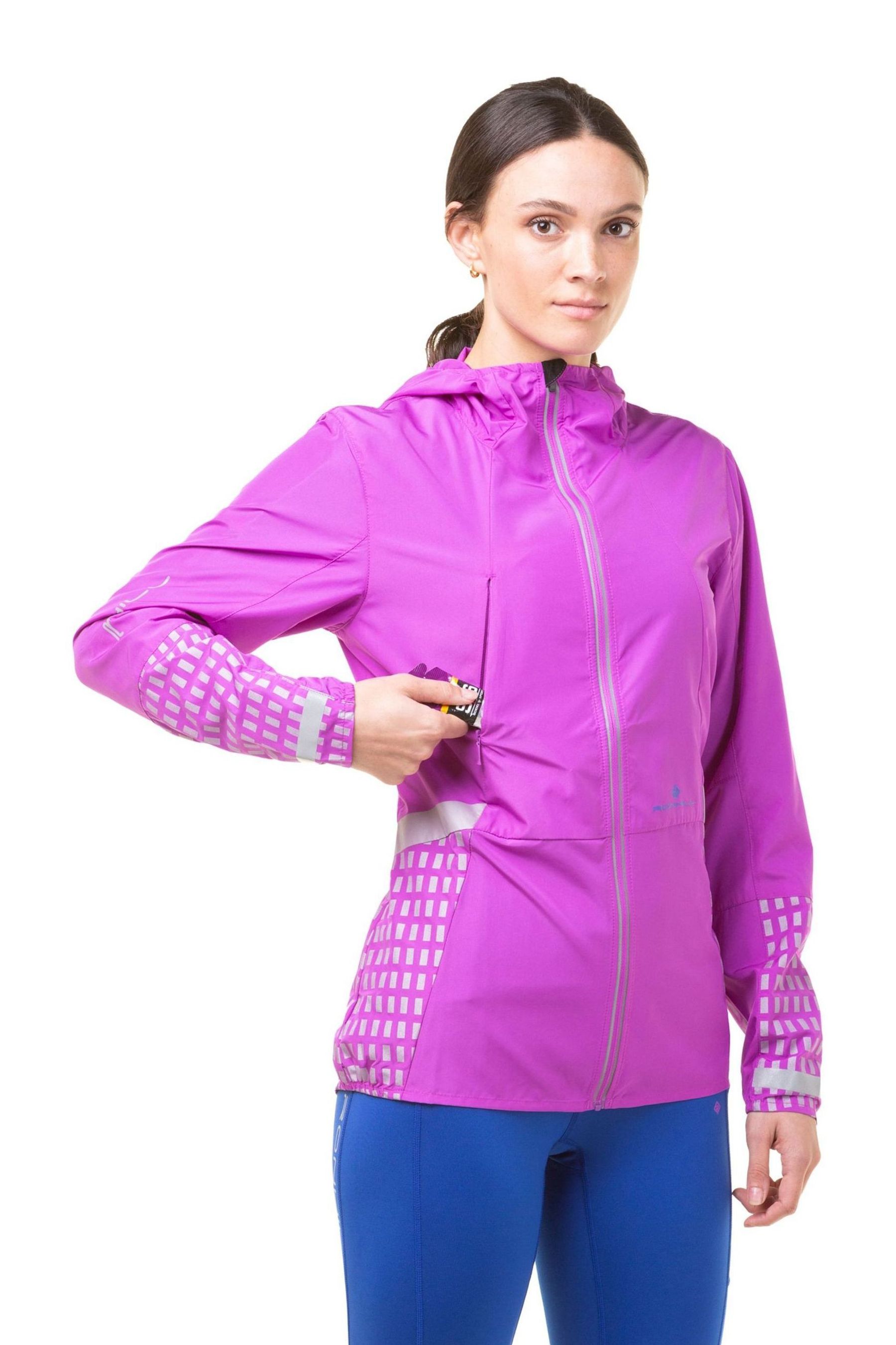 Purple running jacket new arrivals
