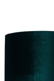 Pacific Green Bow 30cm Velvet Cylinder Shade - Image 2 of 2