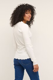 Kaffe Drew Long Sleeve Rib Knit  T-Shirt - Image 2 of 5