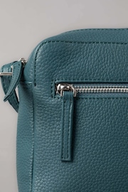 Lakeland Leather Blue Dark Alston Boxy Leather Cross-Body Bag - Image 5 of 6