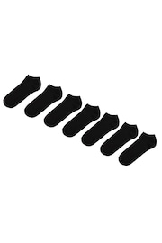 Jeff Banks Black Classic Trainer Liners Socks 7 Pack - Image 3 of 5