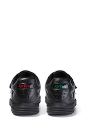 Kickers Black Youth Reasan Strap Leather Shoes - Image 4 of 7