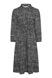 Yours Curve Black White Shirt Dress - Image 2 of 2