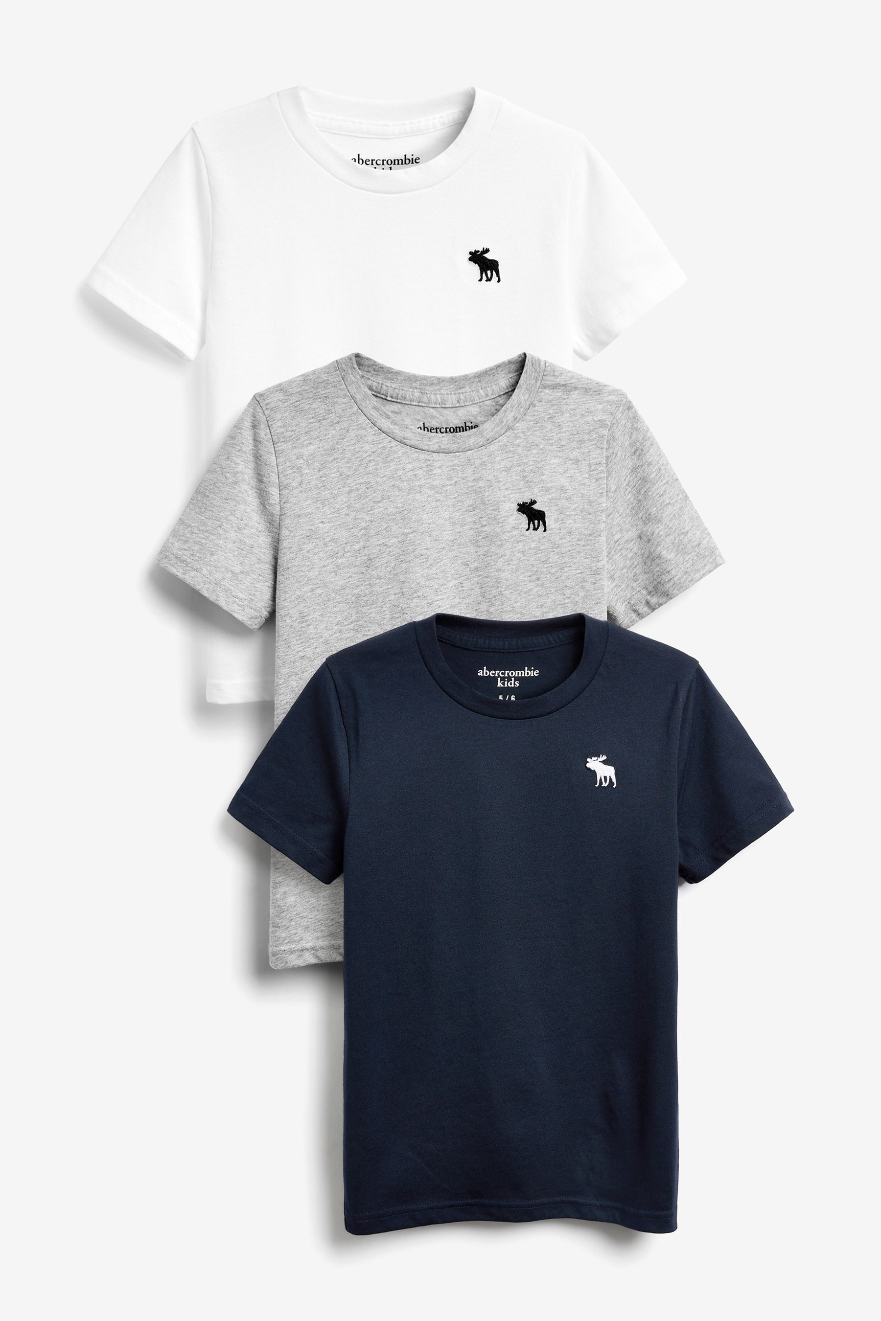 Abercrombie Fitch T Shirt 3 Pack