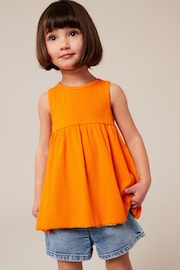 Orange Peplum Ribbed Vest (3mths-7yrs) - Image 2 of 7