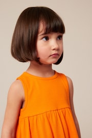 Orange Peplum Ribbed Vest (3mths-7yrs) - Image 4 of 7