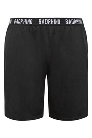 BadRhino Big & Tall Black 100% Cotton Lounge Shorts - Image 1 of 4