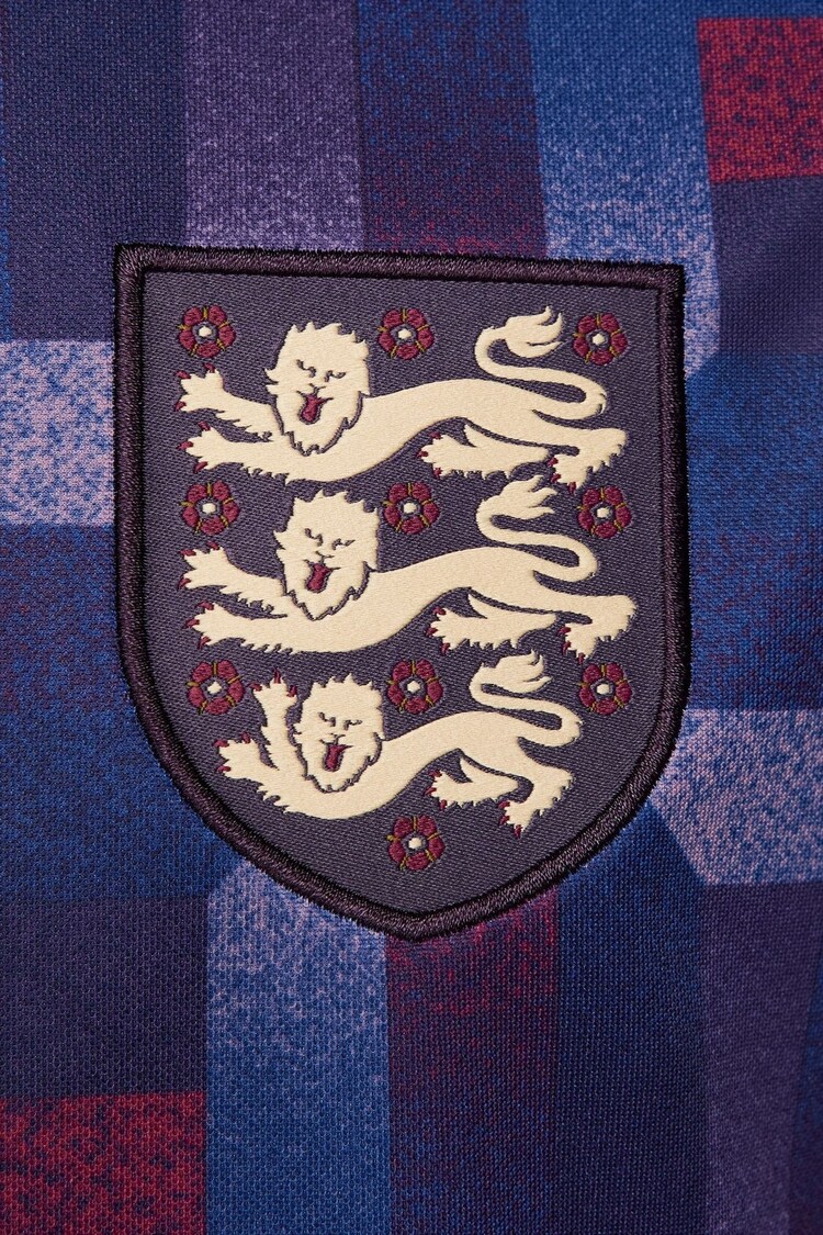 Nike Purple Dri-FIT England Academy Pre Match T-Shirt - Image 5 of 6