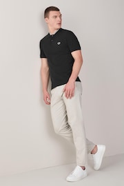 Fred Perry Bomber Collar Polo Shirt - Image 3 of 8