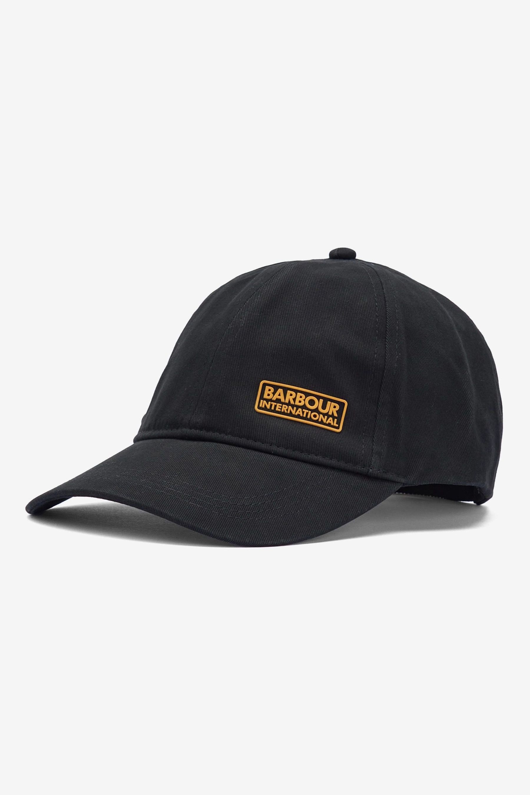 Buy Barbour® International Black Norton Drill Sports Cap from the