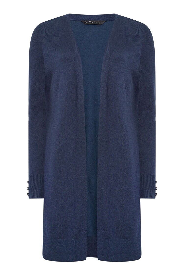 M&Co Blue Edge To Edge Black Cardigan - Image 5 of 5