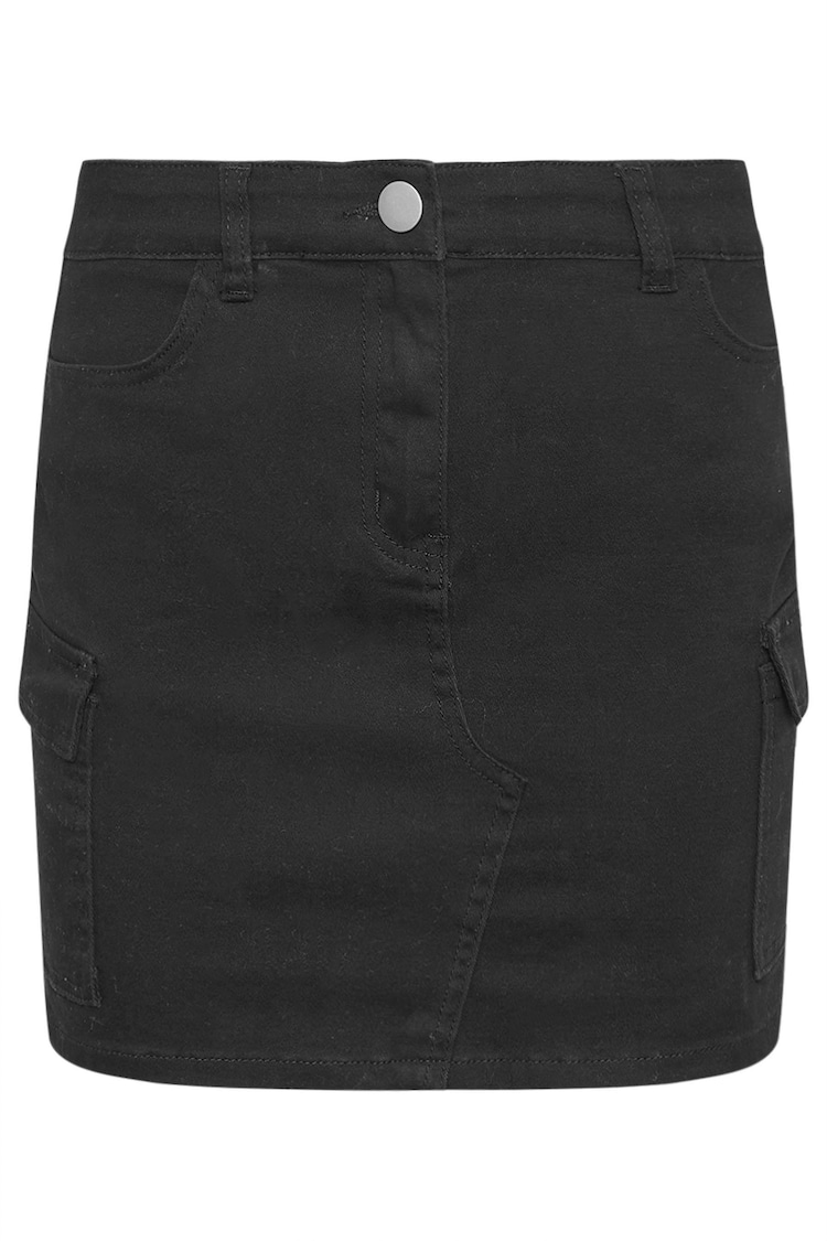 PixieGirl Petite Black Cargo Mini Skirt - Image 5 of 5