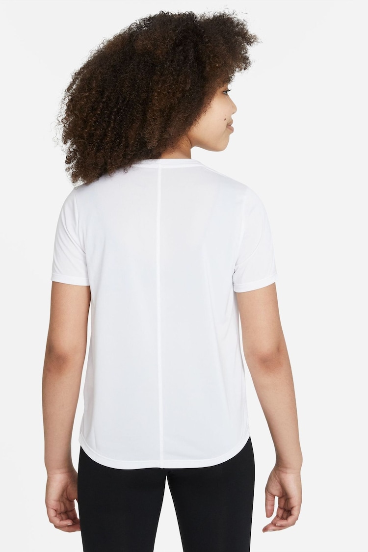 Nike White Dri-FIT One T-Shirt - Image 2 of 5