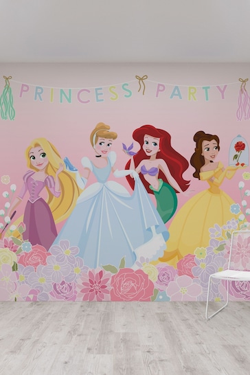 Art For The Home Multi Disney™ Princess Party Mural