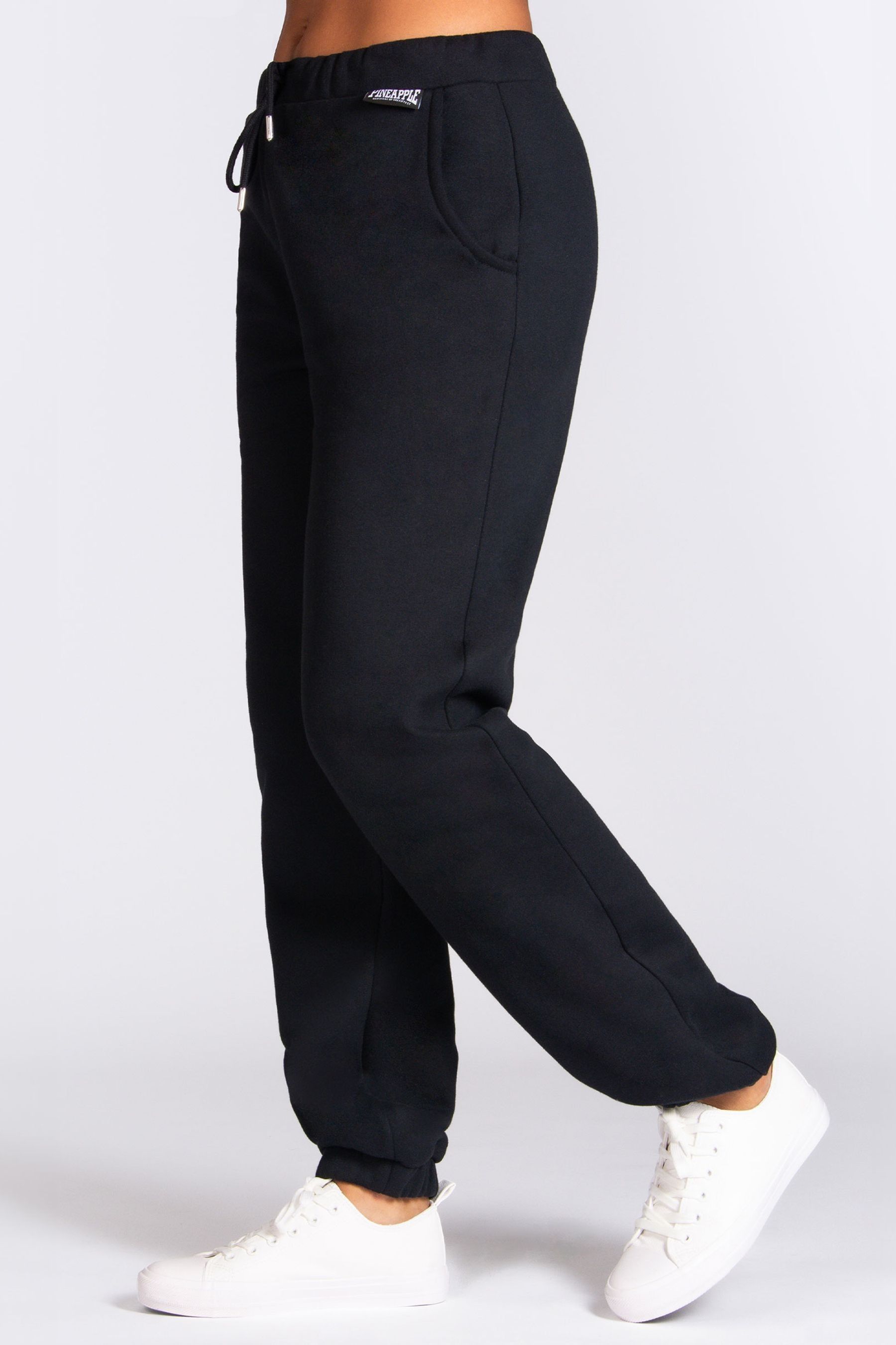 Buy Pineapple Black Essential Womens Cuff Joggers from Next Luxembourg