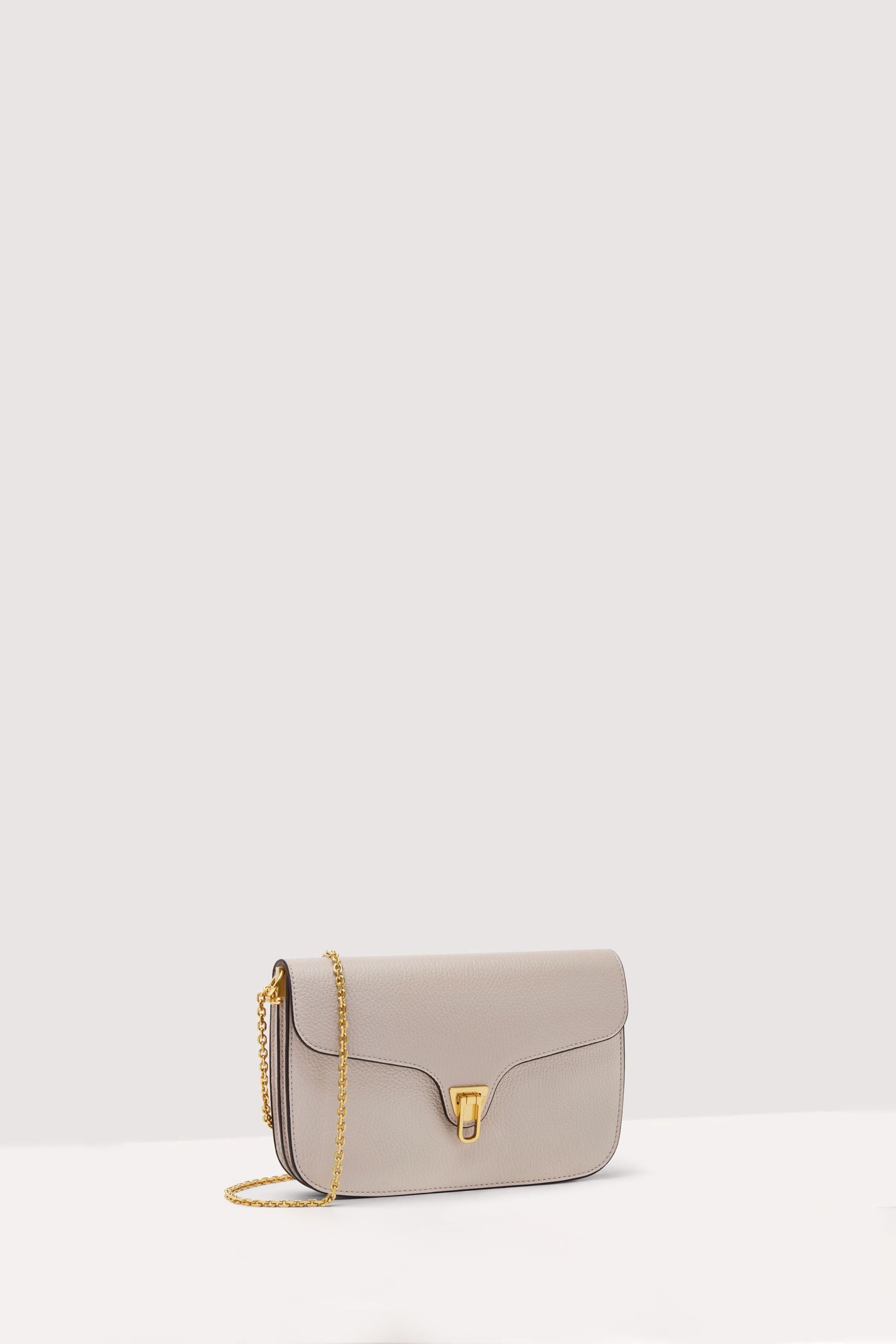 Coccinelle Beat Soft Chain Pink Leather Cross Body Bag