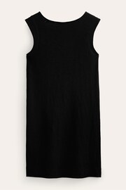 Boden Black Sleeveless Jersey Shift Dress - Image 5 of 5