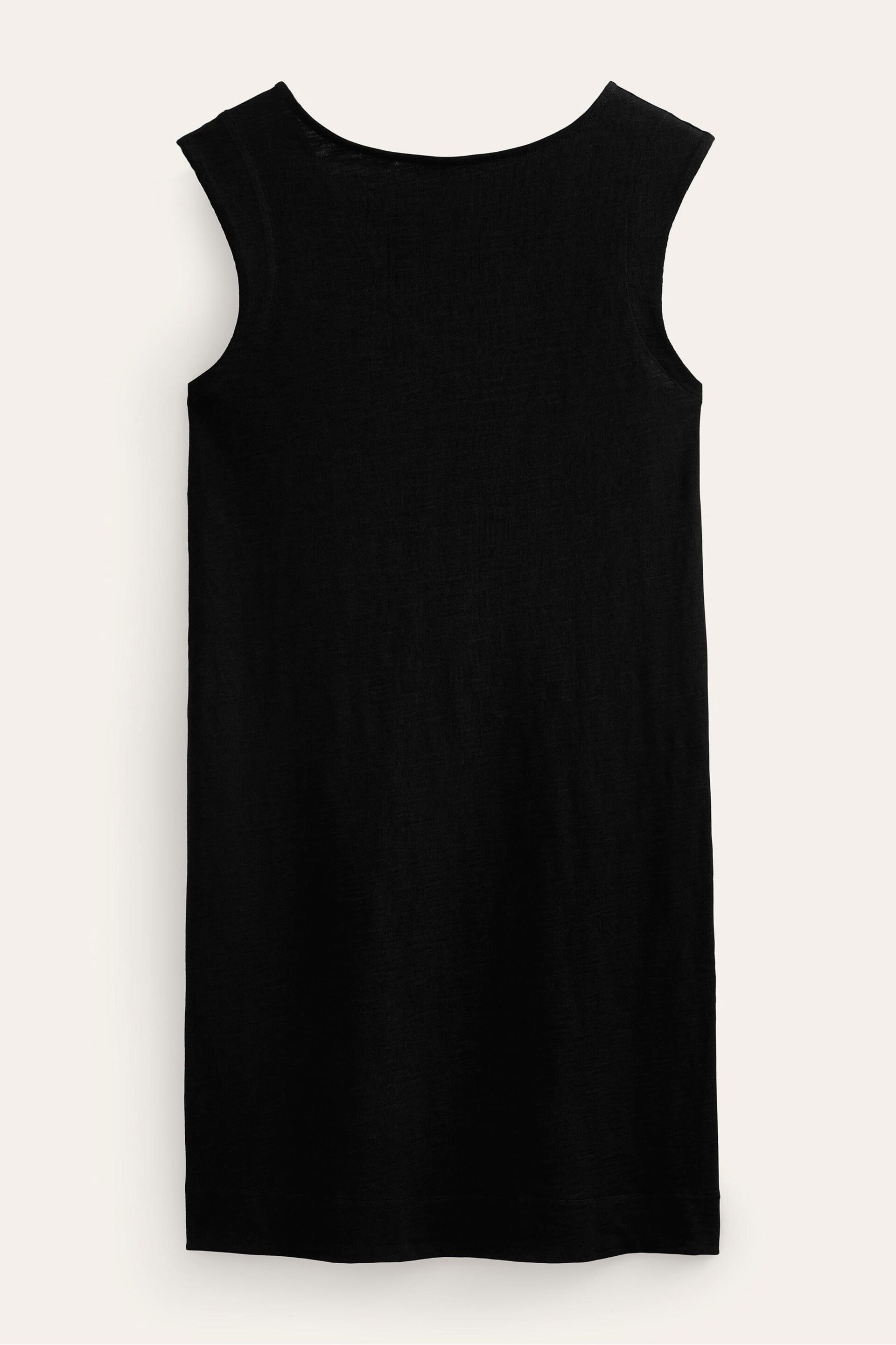 Boden Black Sleeveless Jersey Shift Dress - Image 5 of 5