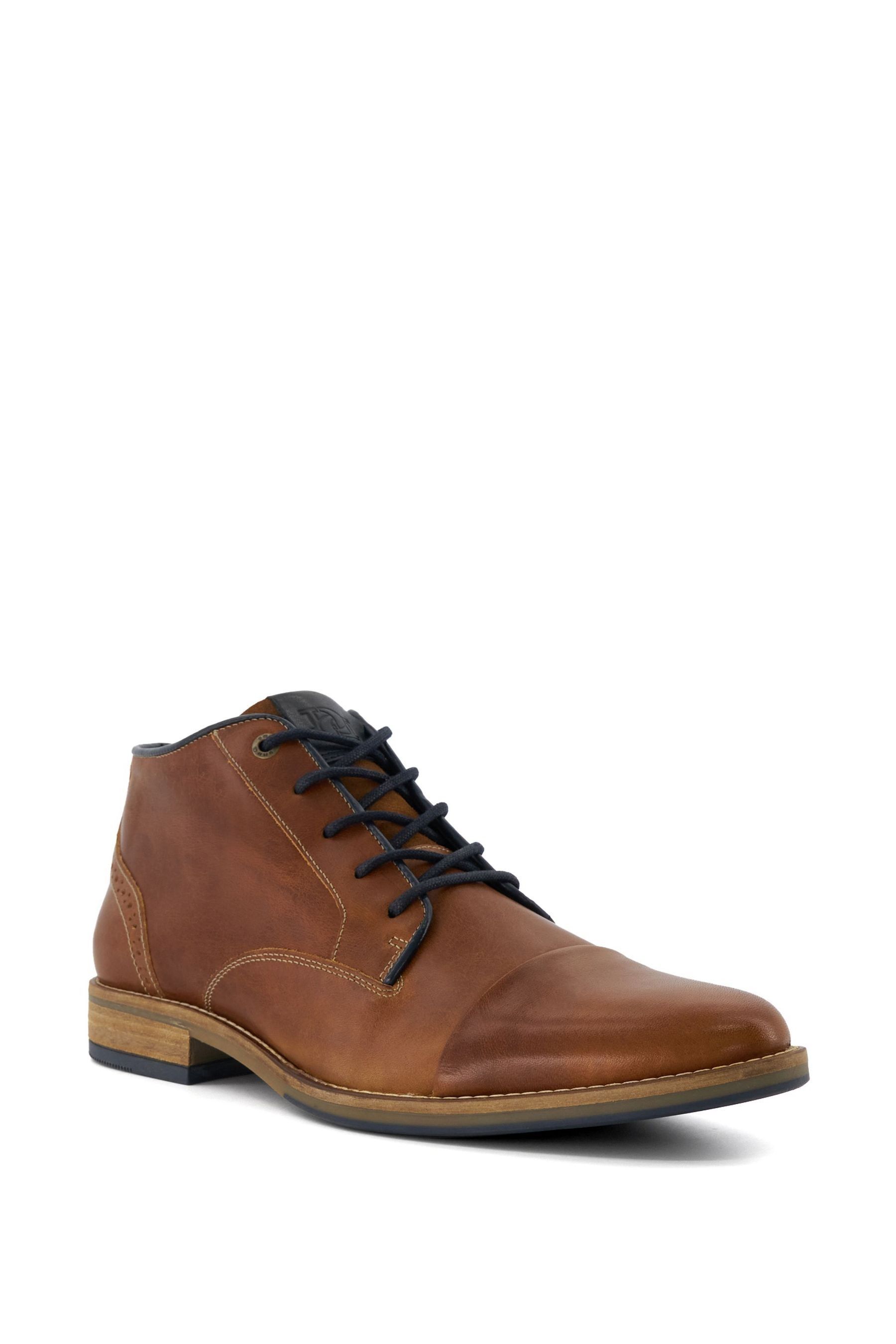 Buy Dune London Brown Toe Cap Carlings Chukka Boots from Next Belgium