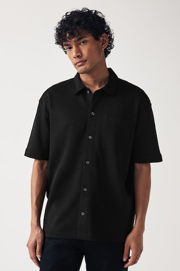 Black Jersey Shirt