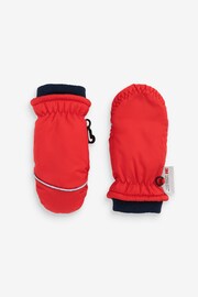 Red Ski Mittens (3mths-6yrs) - Image 1 of 1