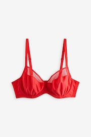 Red/Bright Pink/Neutral DD+ Non Pad Full Cup Bras 3 Pack - Image 7 of 10