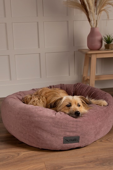 Scruffs Blush Pink Oslo Dog or Cat Ring Bed