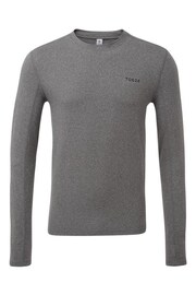 Tog 24 Grey Snowdon Thermal Zip Neck Saga T-Shirt - Image 3 of 3