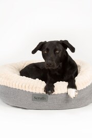 Scruffs Light Grey Ellen Dog or Cat Ring Donut Bed - Image 1 of 5