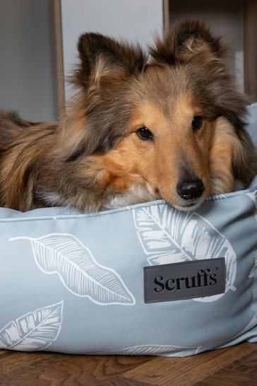 Scruffs Grey Botanical Small Dog Box Bed