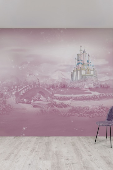 Art For The Home Pink Disney™ Princess Castle Mural