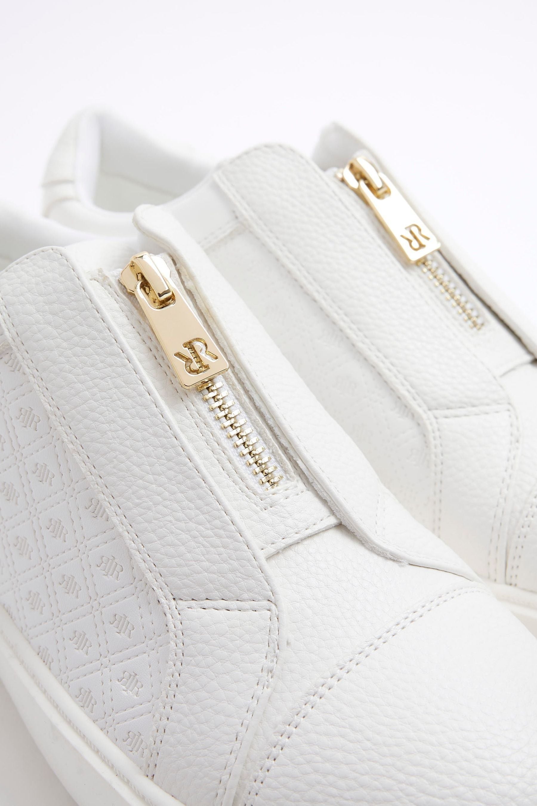 Buy River Island White Slip Ons Plimsole Trainers from Next Malta