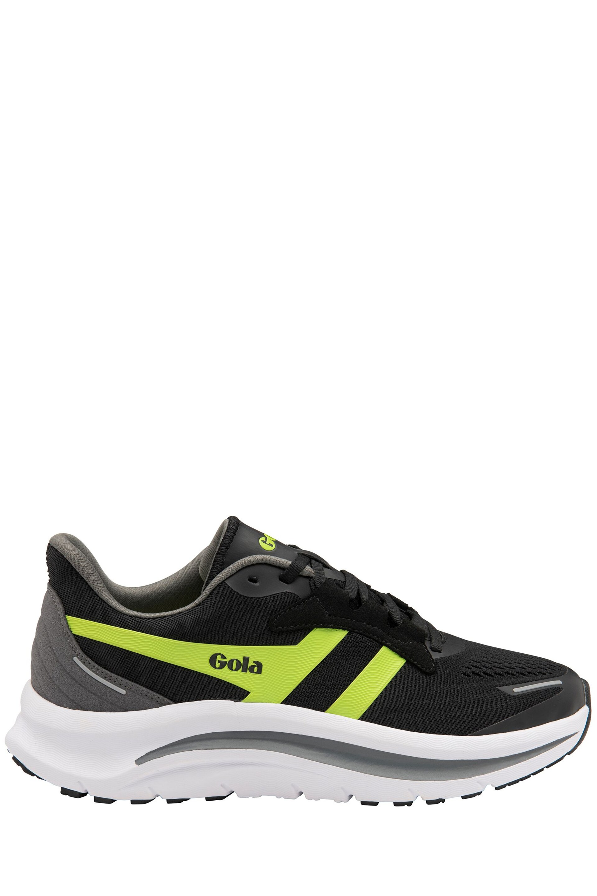 Gola Black Veris Tempo Mesh Lace-Up Mens Running Trainers - Image 1 of 4