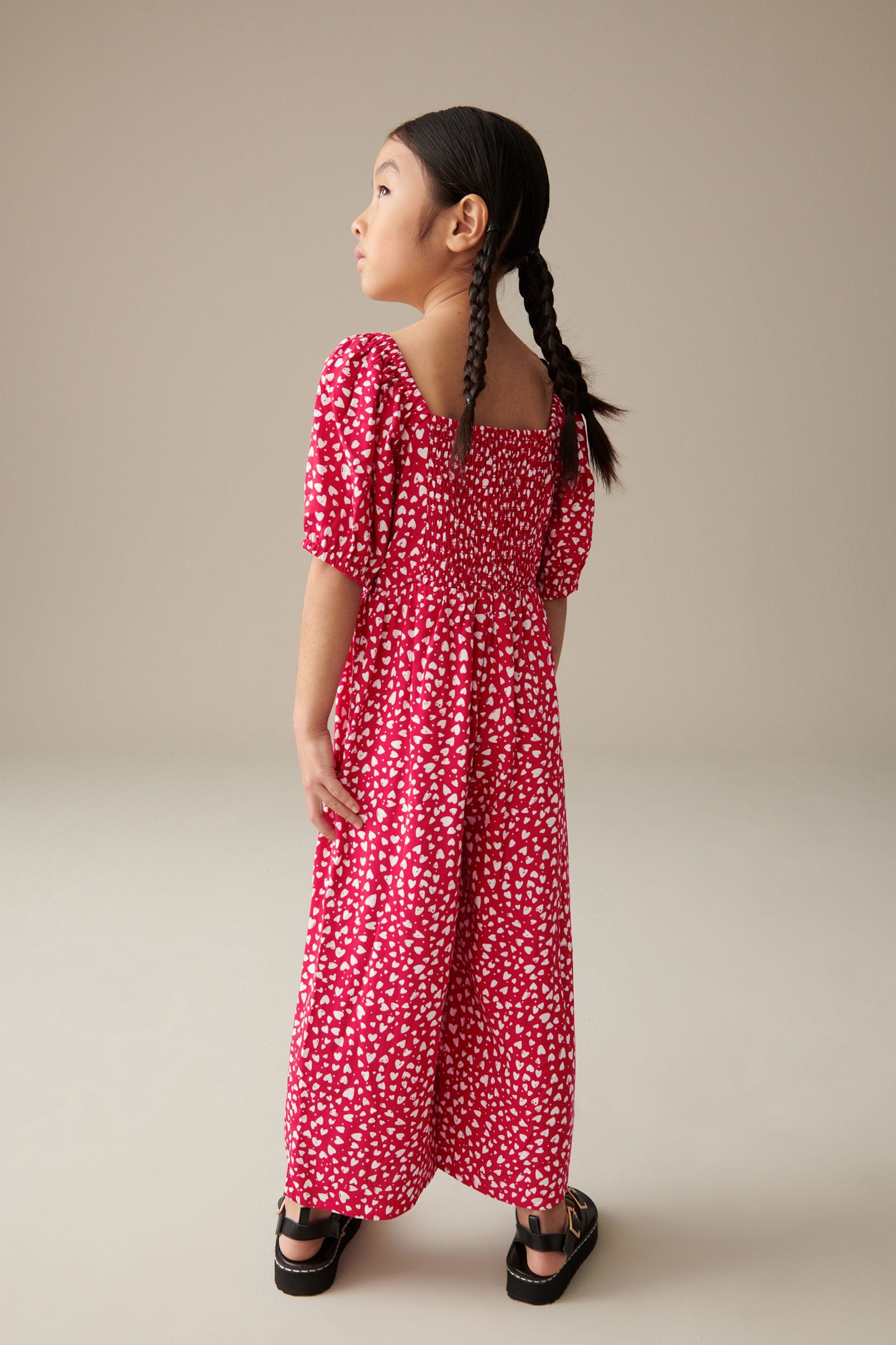 Kids outlet red jumpsuit