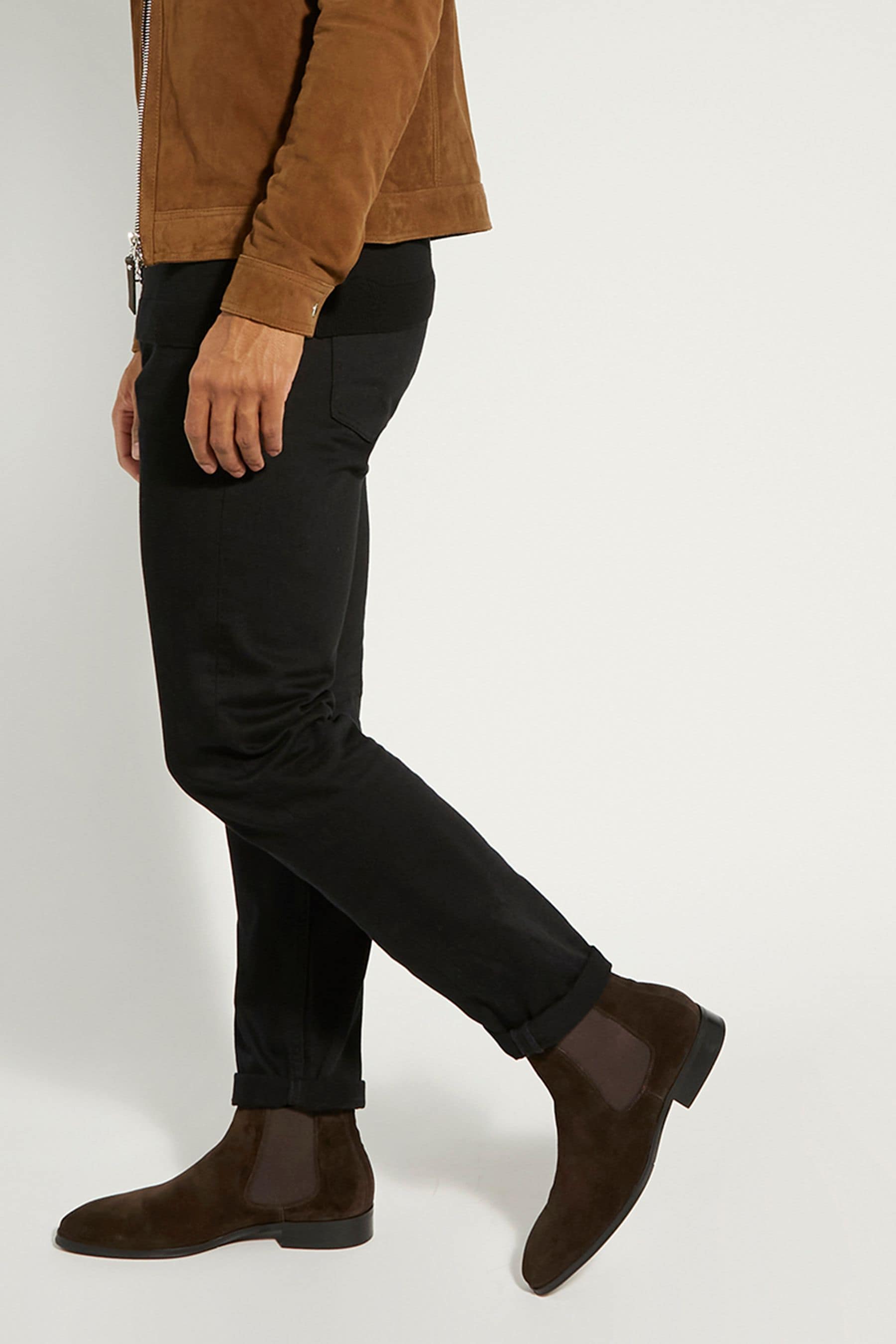 Buy Dune London Brown Mandatory Suede Chelsea Boots from Next Malta