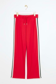 River Island Red Casual Wide Leg Side Stripe Joggers - Image 5 of 5