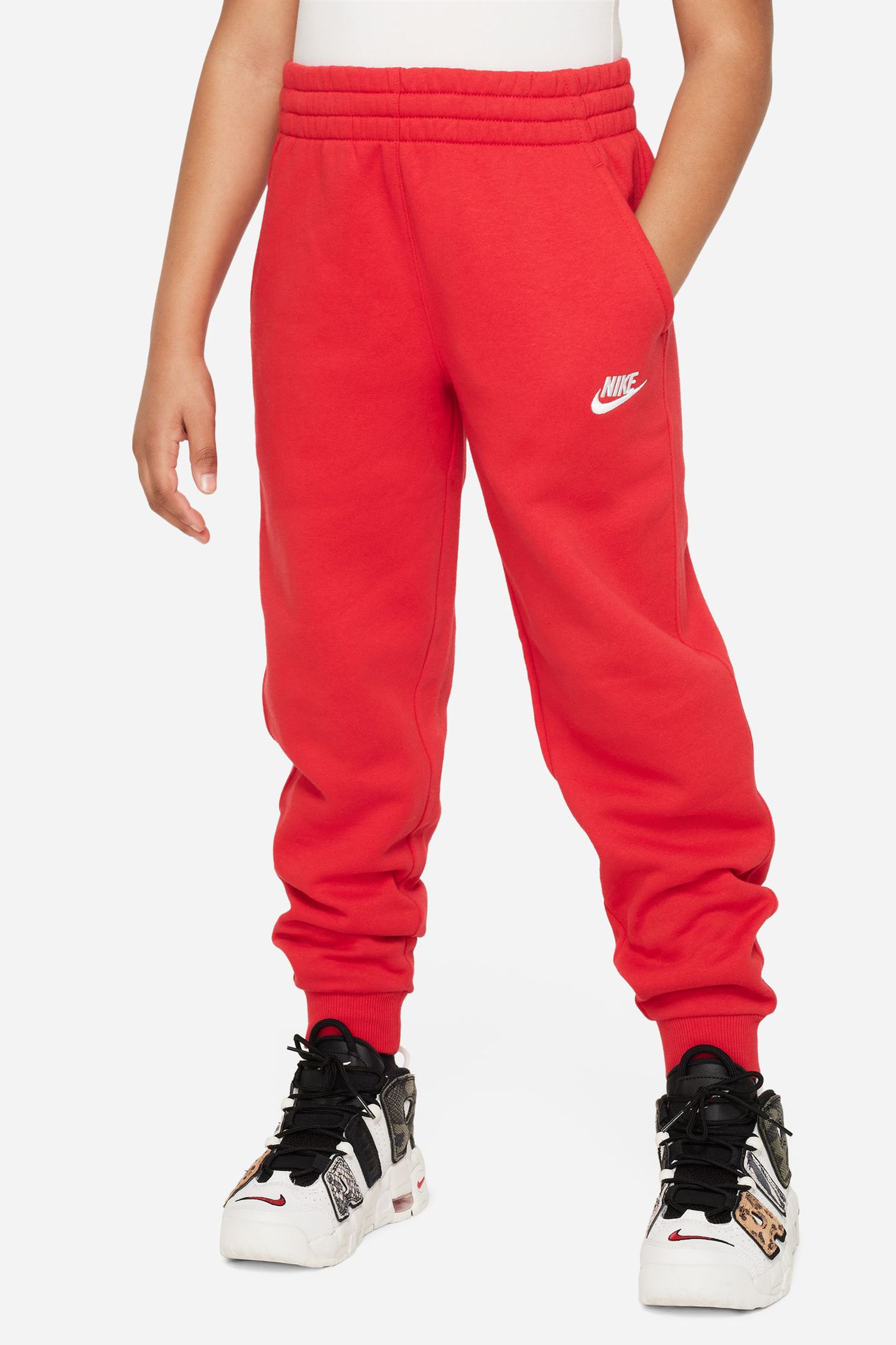 Nike red joggers top