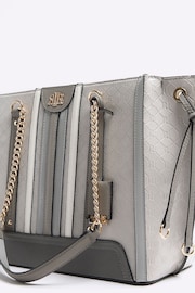 River Island Grey Panelled Wing Tote Bag - Image 4 of 4