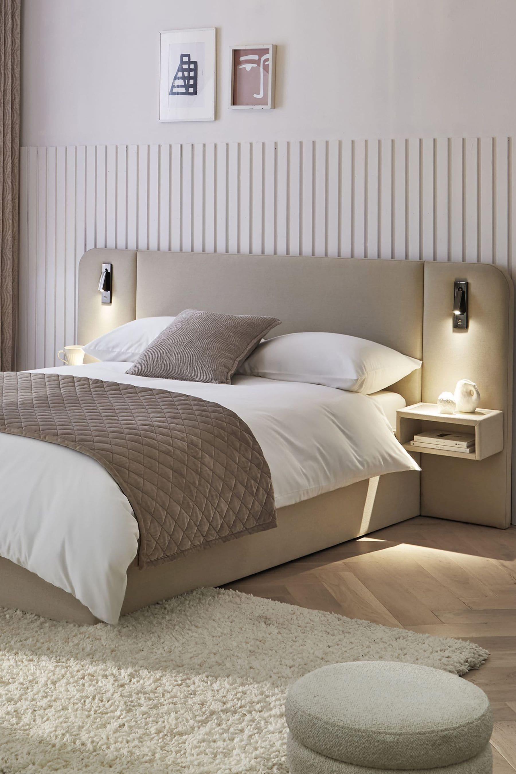 Tweed cheap bed frame
