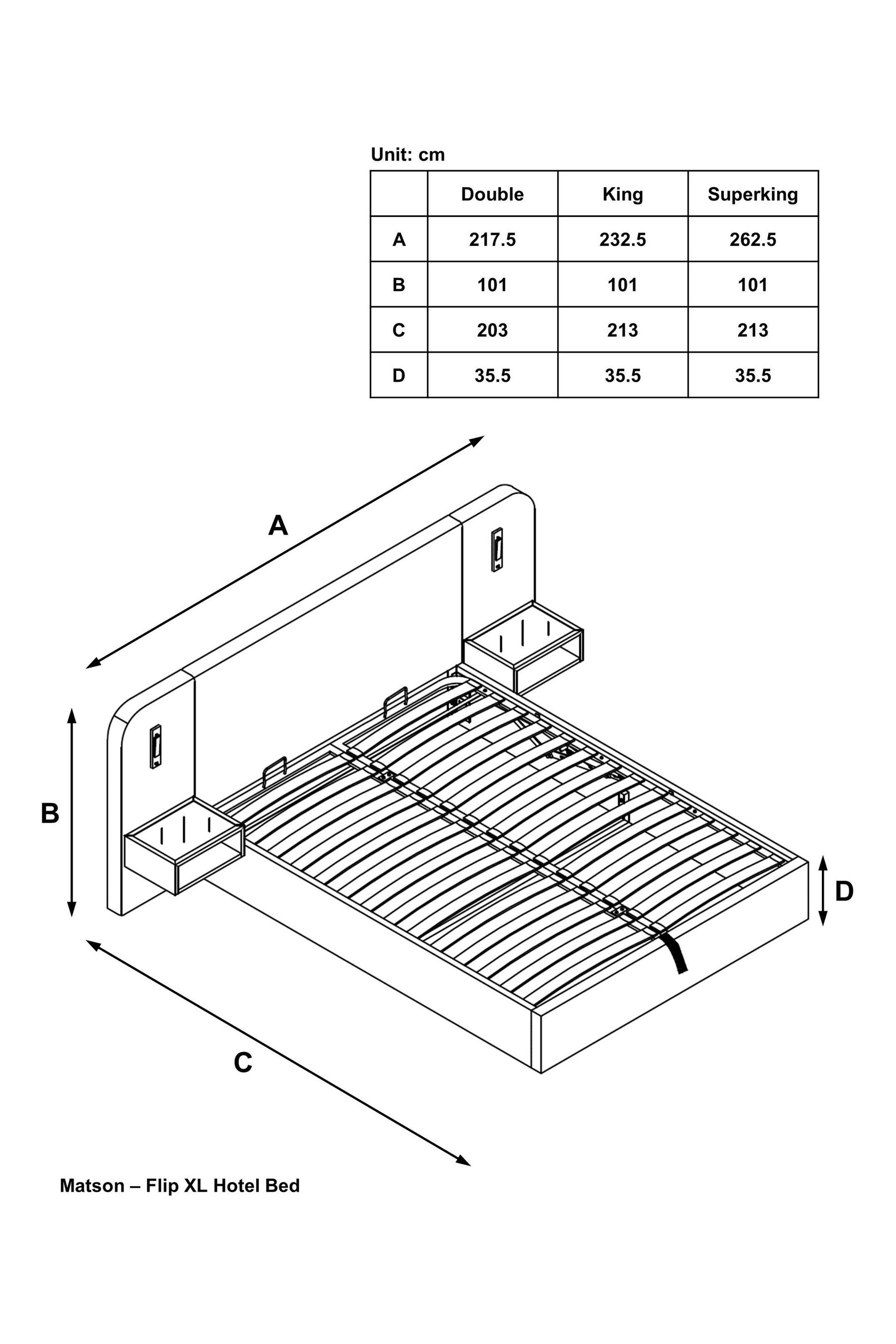 Next matson store ottoman bed