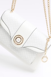 River Island White Monogram Pocket Shoulder Bag - Image 4 of 4