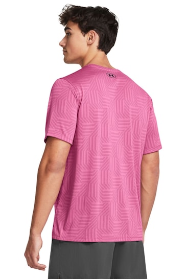 Under Armour Bright Pink Tech Vent Short Sleeve T-Shirt